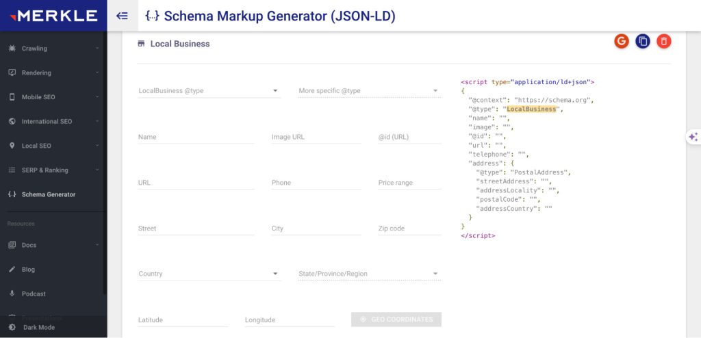 Local Business schema boosts your website visibility for a certain location