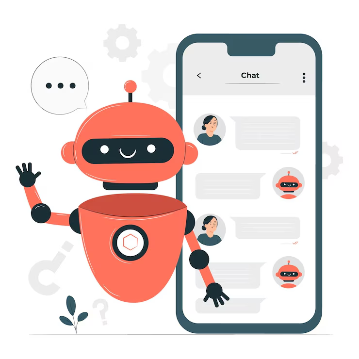 Using AI technologies like chatbots to improve customer service