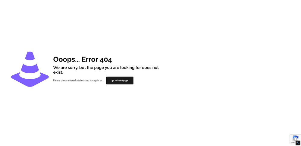 Error 404 indicates the page is not found