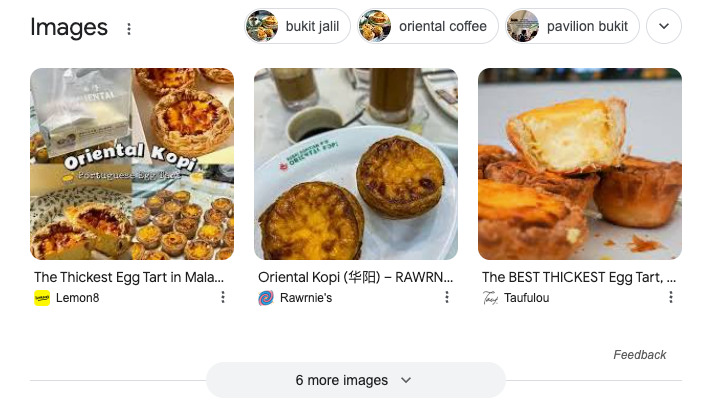 Image Pack for best egg tart in Malaysia