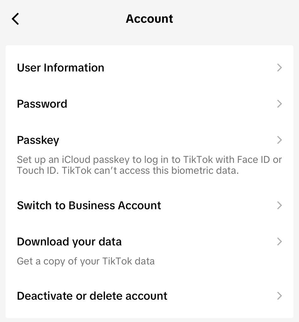 Go to Your Privacy and Settings Page