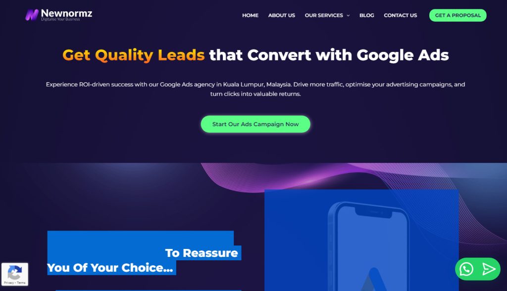 Newnormz is a google ads marketing agency in Malaysia