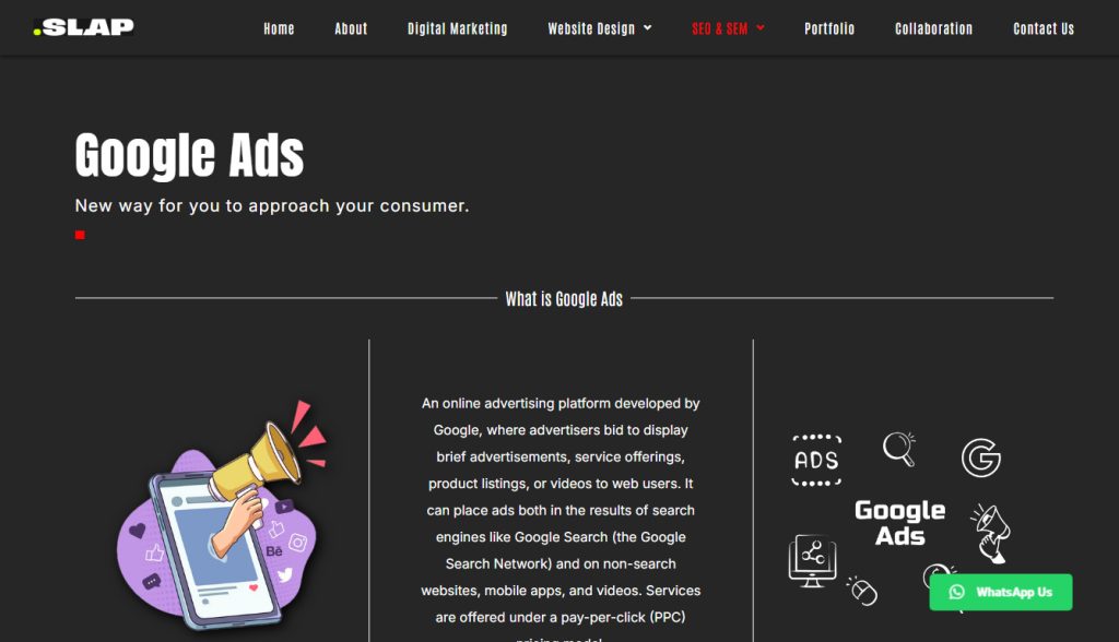 SLAP Digital Marketing Sdn Bhd is a google ads agencies johor