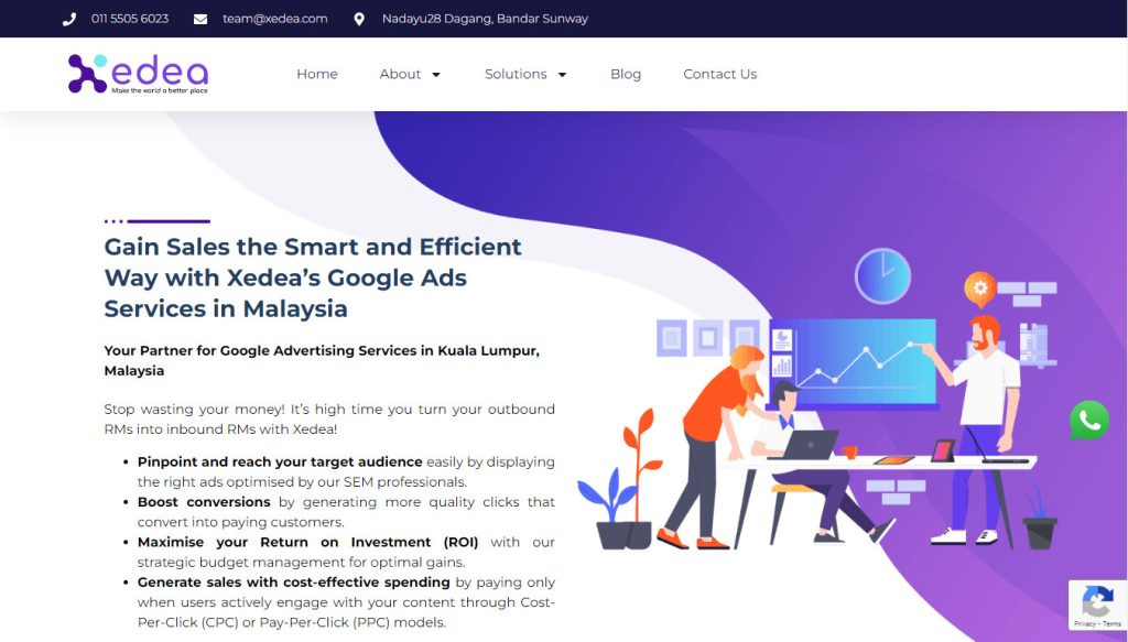 Xedea is one of the google ads agency malaysia