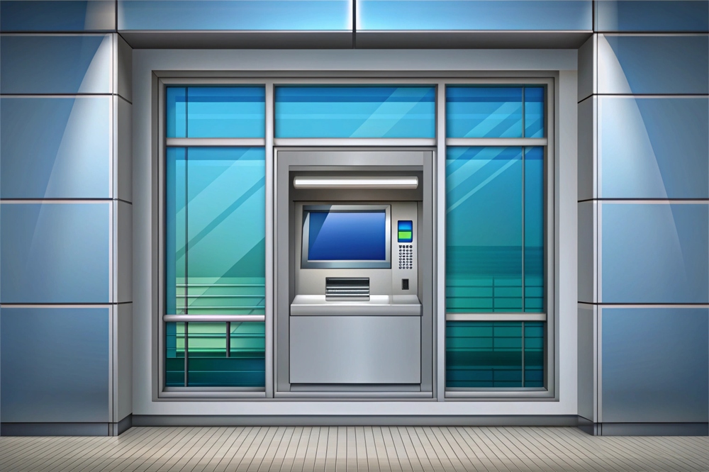 modern technology teller window secure transactions