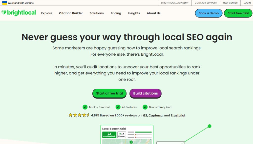 BrightLocal Local SEO Made Simple