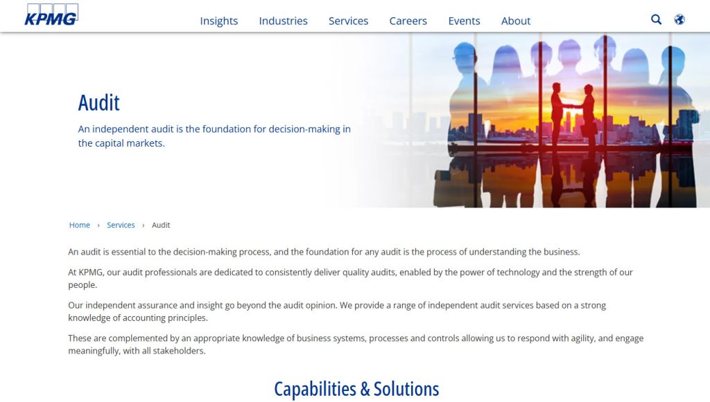 KPMG Malaysia is a prominent audit firm renowned for its exceptional audit services