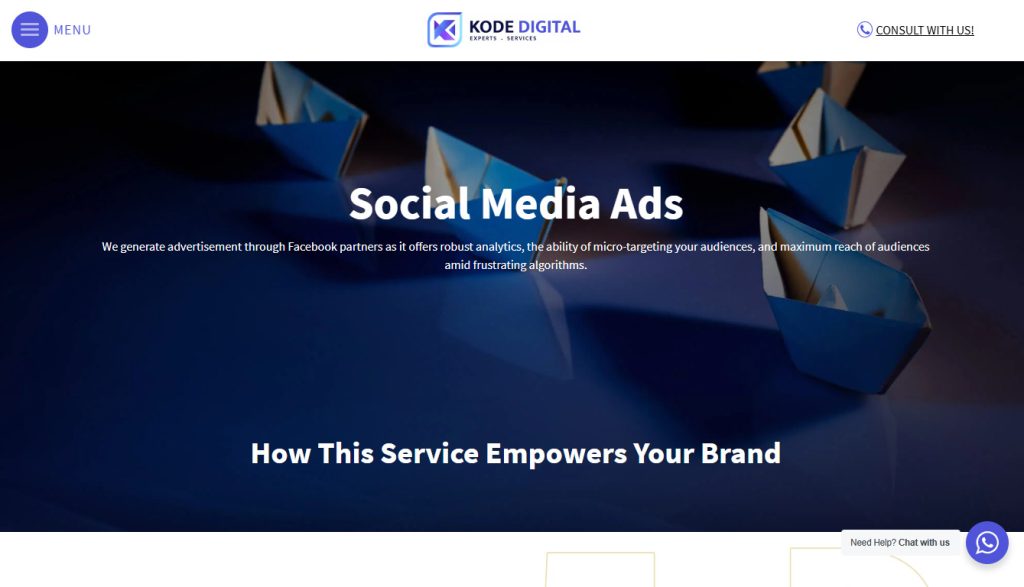 Kode Digital is a social media agency Malaysia that focused on driving digital success for businesses