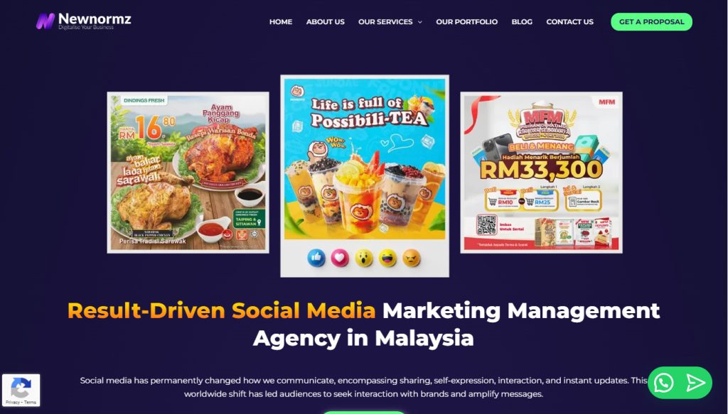 Newnormz is a marketing agency that provide social media marketing service