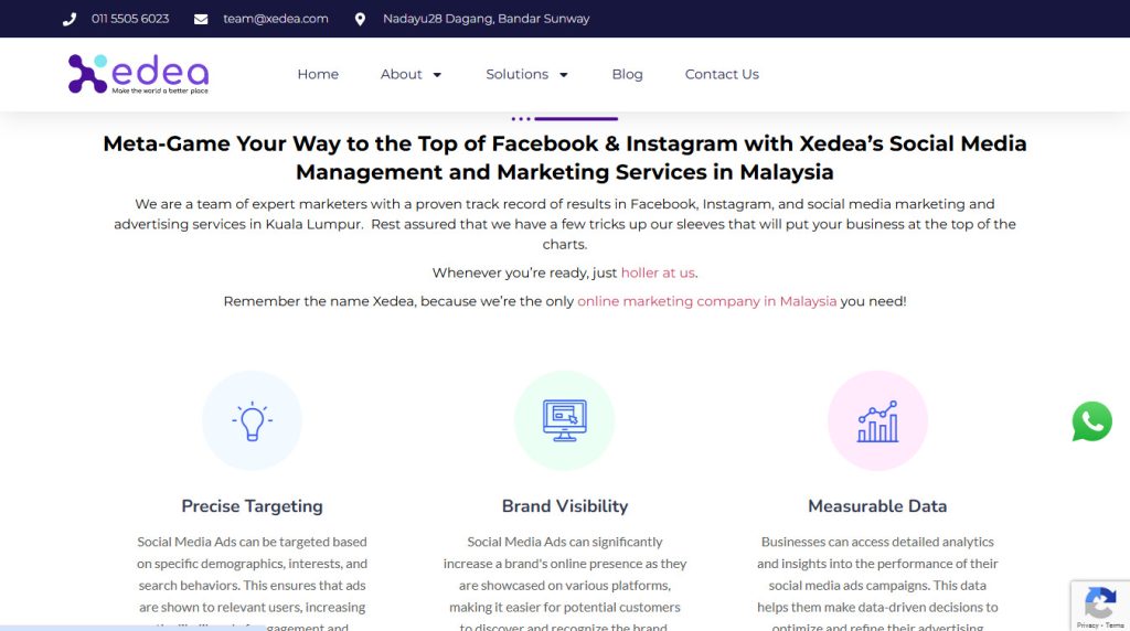 Xedea is one of the social media advertising agency in Selangor