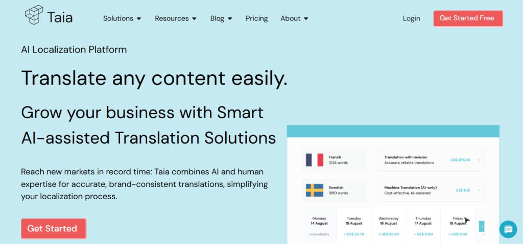 Taia Translation Software