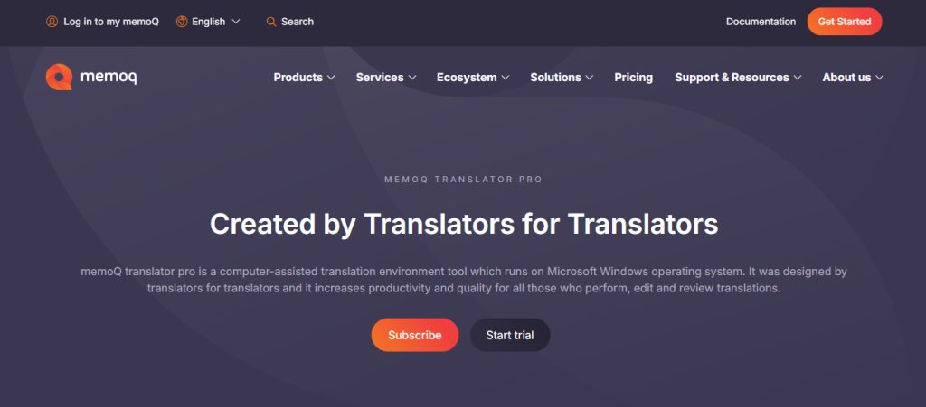 memoQ translator pro